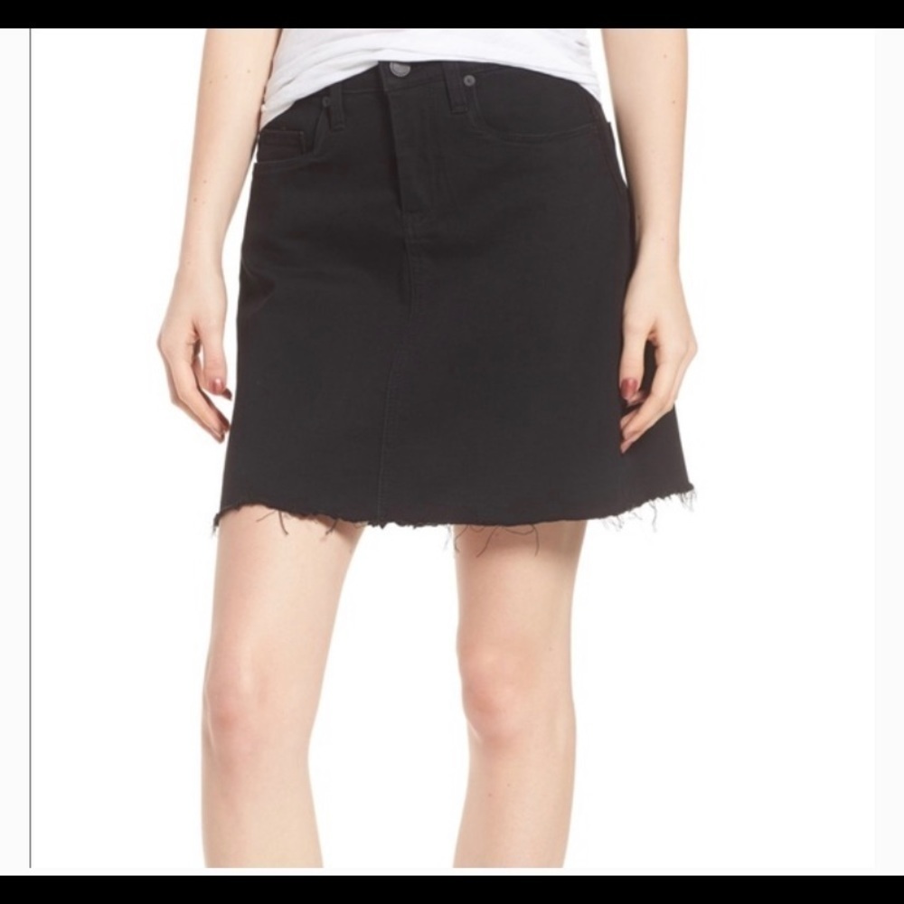 NWT Anthropologie Blank NYC Raw Hem denim skirt